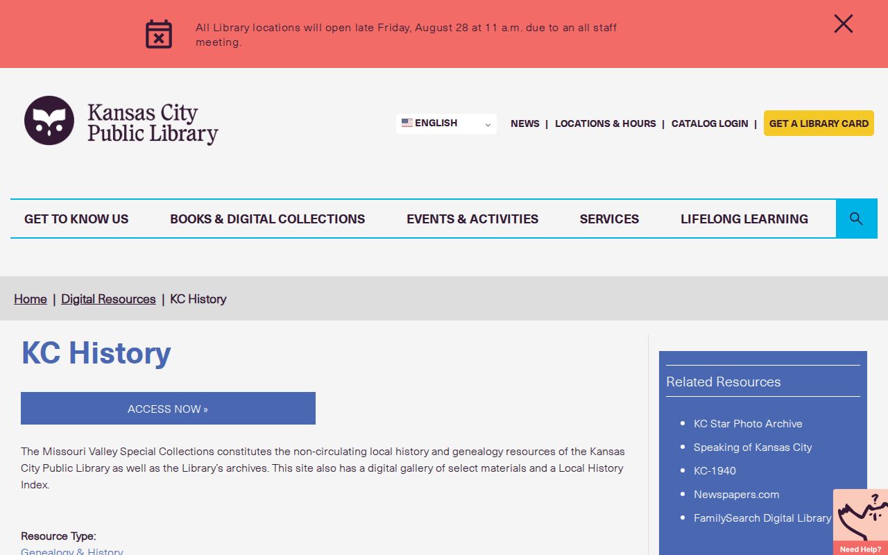 Kansas City city directory research at KC History and Missouri Valley Special Collections